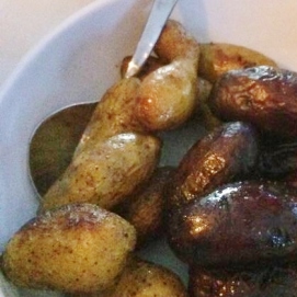 Cocoa butter confit potatoes (photo courtesy of Little Train Marketing Solutions)